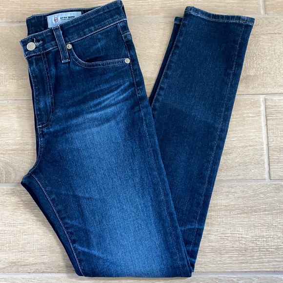 Ag Adriano Goldschmied Denim - AG The Farrah High Rise  Skinny Ankle Jean Size: 27